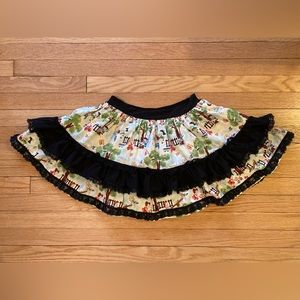 💛 Ruffle mini skirt by Orbit for Cykxtees